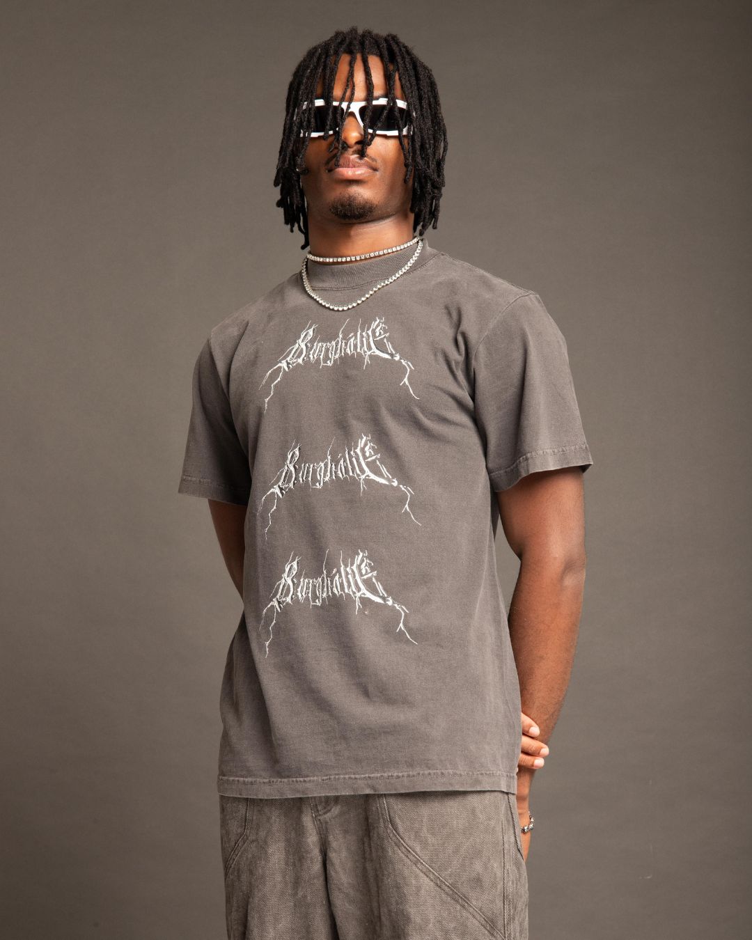 Grey Electric Graphic Tee