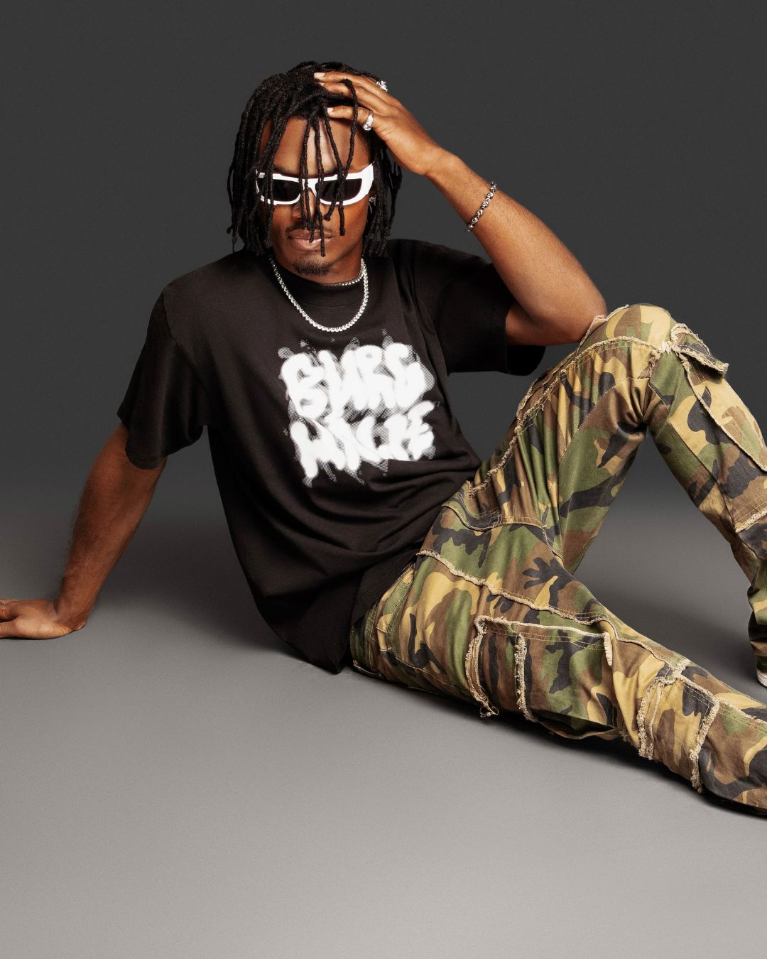 Smoke Text Graphic Tee