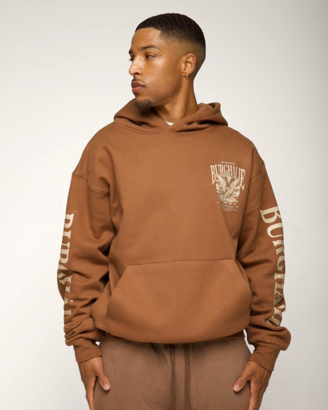 Brown Angel Hoodie – Burghàlie Brown Angel Hoodie – Burghàlie